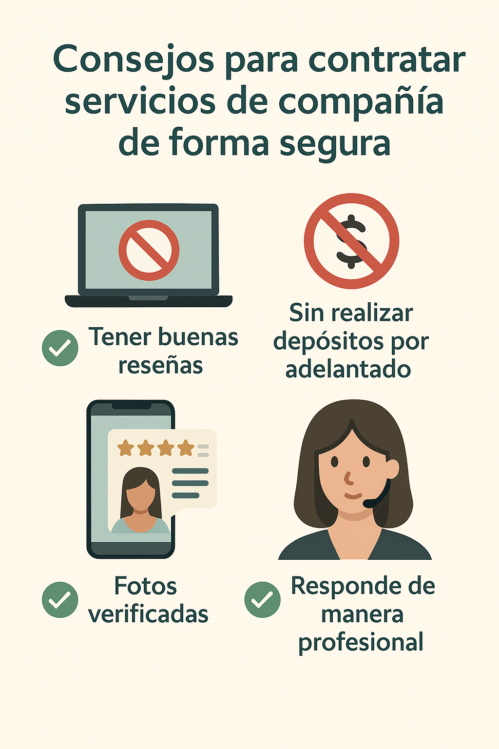 Consejos para contratar una escort sin correr riesgos